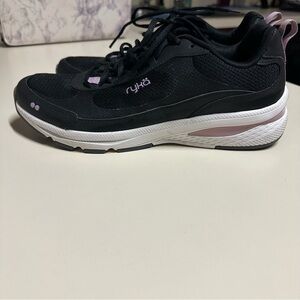 Ryka Womens Black Athletic Tennis Running Shoes Size 9.5